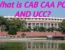 What is CAB CAA PCB AND UCC?