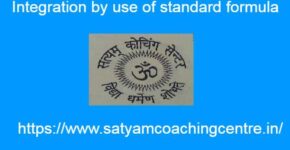 Integration by use of standard formula