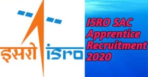 ISRO SAC Apprentice Recruitment 2020