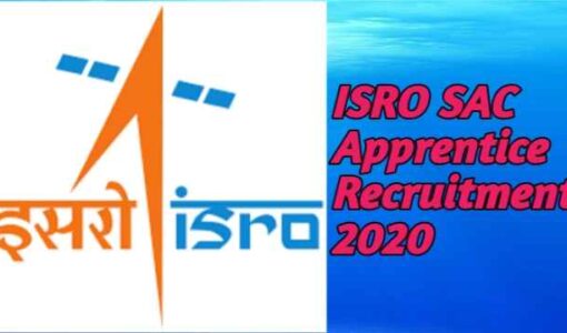 ISRO SAC Apprentice Recruitment 2020