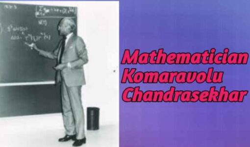Mathematician Komaravolu Chandrasekhar