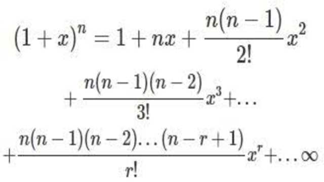 Binomial Theorem for Any Index