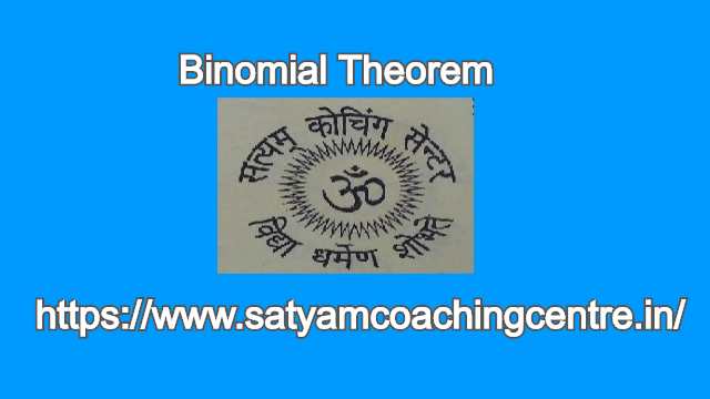 Binomial Theorem