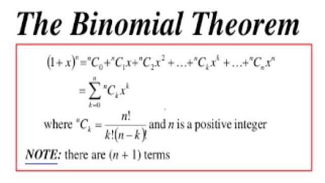 Binomial Theorem