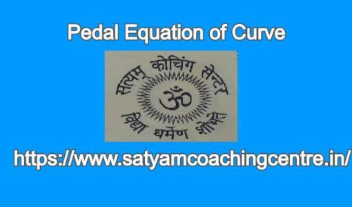Pedal Equation of Curve