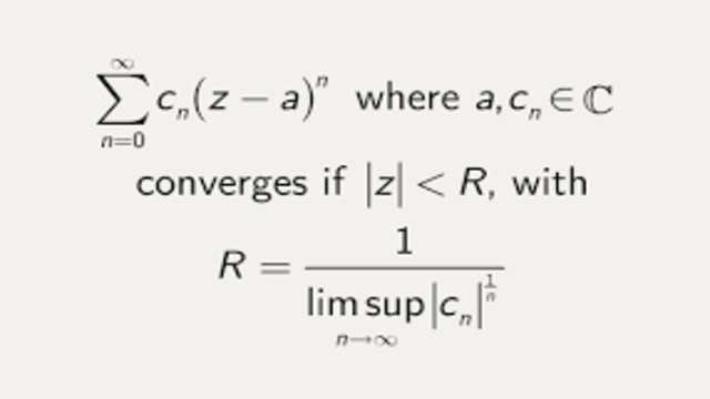 Cauchy-Hadamard Theorem