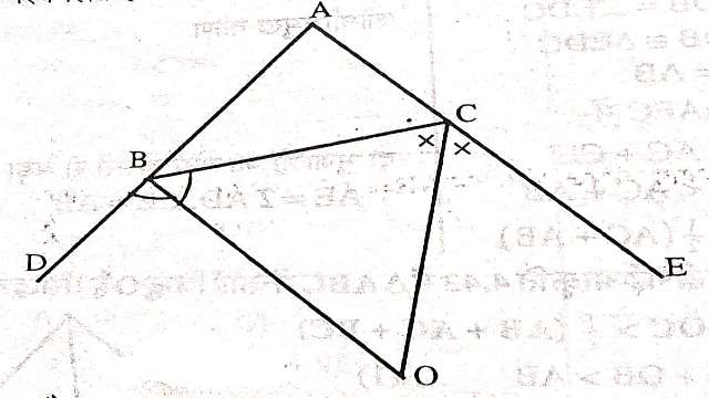 Inequalities of triangle class 9