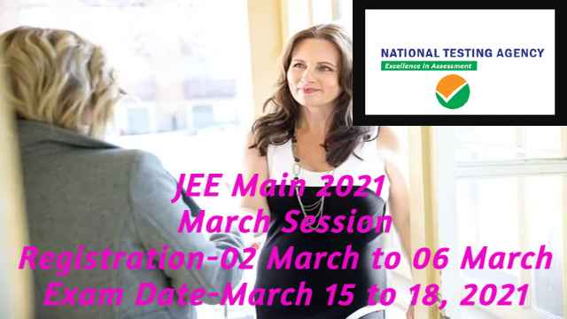 JEE Main 2021 March Registration start