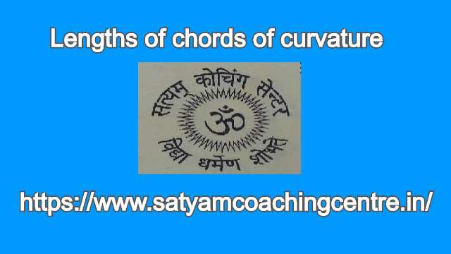 Lengths of chords of curvature