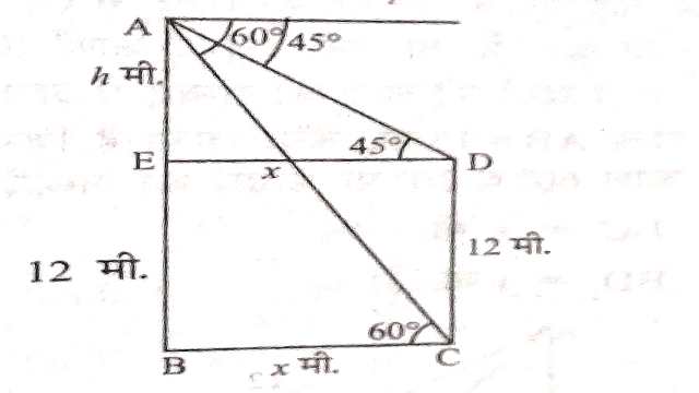 Height and Distance in Trigonometry