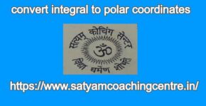 convert integral to polar coordinates
