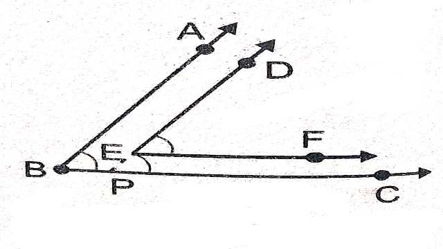 Plane Geometry and Line and Angle