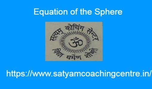 Equation of the Sphere