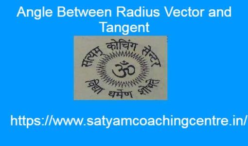 Angle Between Radius Vector and Tangent