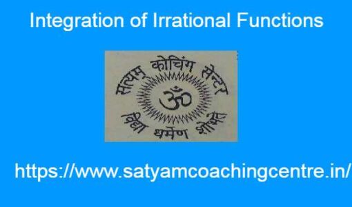 Integration of Irrational Functions Examples