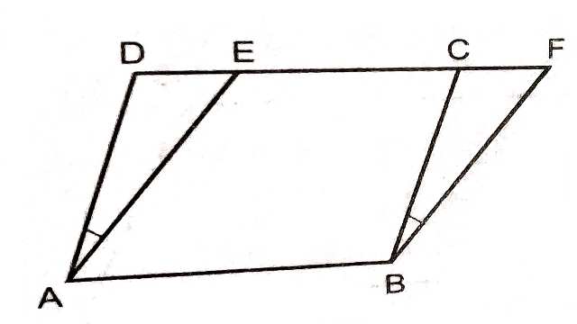 Theorem of Area of Parallelogram