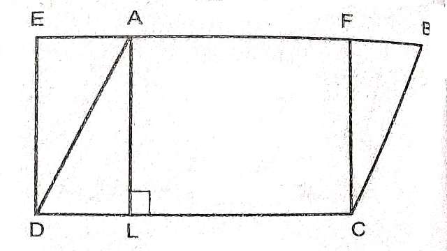 Theorem of Area of Parallelogram