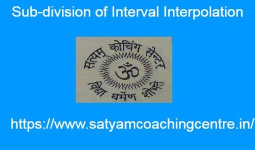 Sub-division of Interval Interpolation