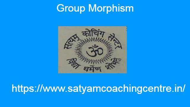 Group Morphism