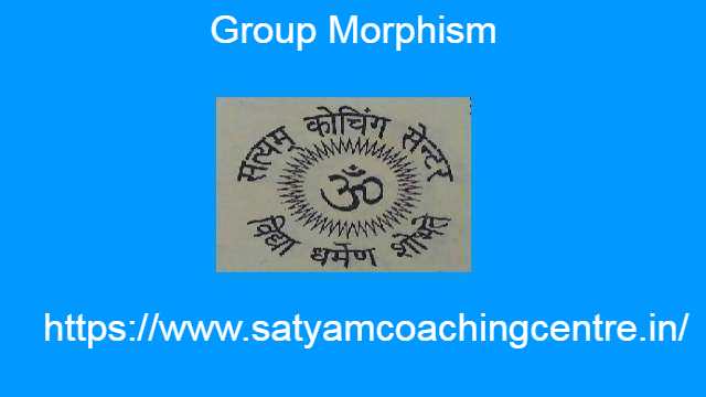 Group Morphism