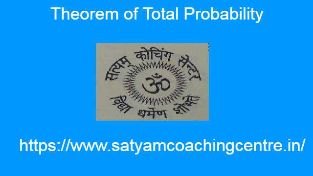 Theorem of Total Probability