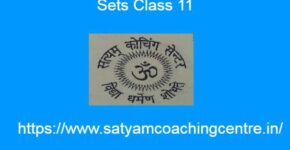 Sets Class 11