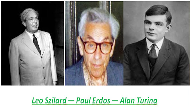 The Journey of Thinking for Mathematics and Science,लियो स्ज़ीलार्ड - पॉल एर्डोस - एलन ट्यूरिंग (Leo Szilard -Paul Erdos -Alan Turing)