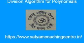 Division Algorithm for Polynomials