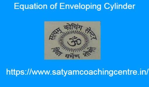 Equation of Enveloping Cylinder