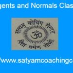 Tangents and Normals Class 12