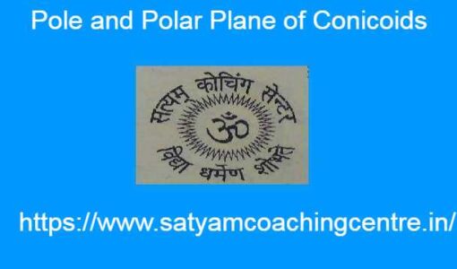 Pole and Polar Plane of Conicoids