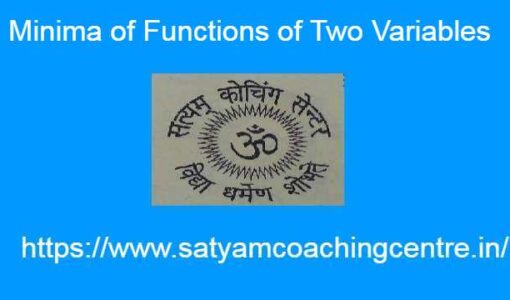 Minima of Functions of Two Variables