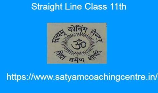 Straight Line Class 11th