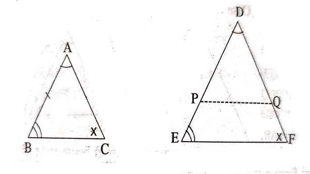 Criteria for Similarity of Triangles