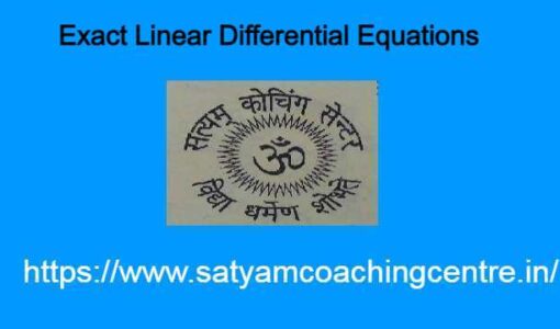Exact Linear Differential Equations