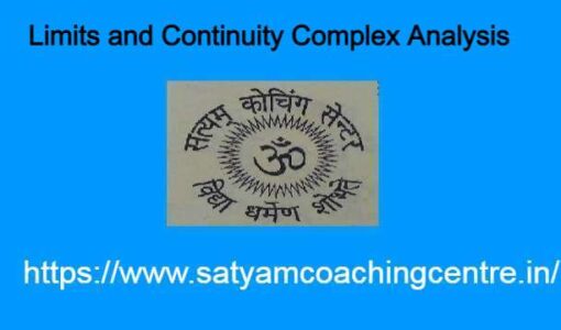 Limits and Continuity Complex Analysis