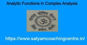 Analytic Functions in Complex Analysis
