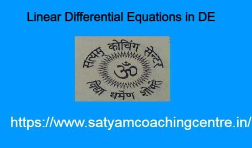 Linear Differential Equations in DE