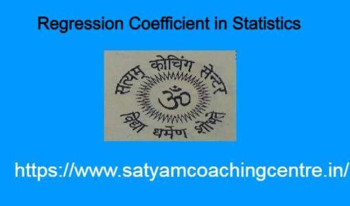 Regression Coefficient in Statistics