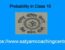 Probability in Class 10