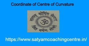 Coordinate of Centre of Curvature