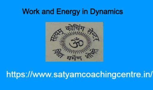 Work and Energy in Dynamics