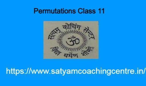 Permutations Class 11