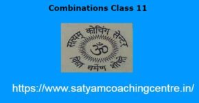 Combinations Class 11