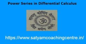 Power Series in Differential Calculus