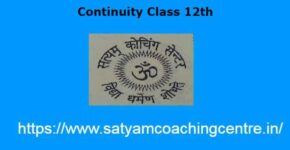 Continuity Class 12th