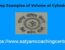 Imp Examples of Volume of Cylinder
