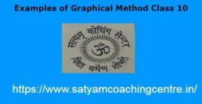 Examples of Graphical Method Class 10