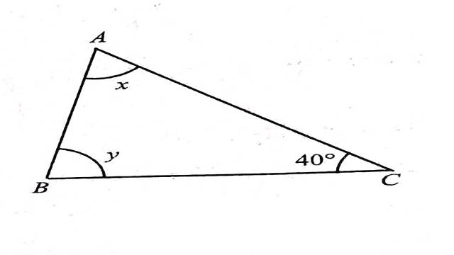 Angles Sum Properties of Triangle 9th