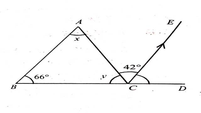 Angles Sum Properties of Triangle 9th